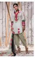 Three pcs printed cotton suit