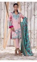 Three pcs printed cotton suit