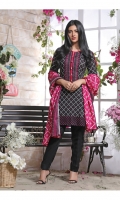 Three Piece Printed Lawn Suit