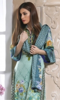 Three Piece Printed Lawn Suit