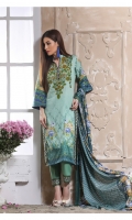 Three Piece Printed Lawn Suit