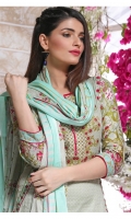 Three Piece Printed Lawn Suit