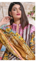 Three Piece Printed Lawn Suit