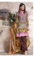 Three Piece Printed Lawn Suit