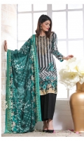 Three Piece Printed Lawn Suit