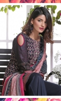 Three Piece Printed Lawn Suit