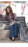 Three Piece Printed Lawn Suit