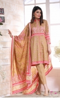 Three Piece Printed Lawn Suit