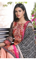 Three Piece Printed Lawn Suit