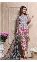 Three Piece Printed Lawn Suit