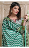 Three Piece Printed Lawn Suit