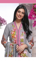 Three Piece Printed Lawn Suit