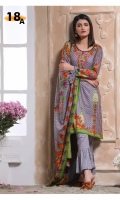 Three Piece Printed Lawn Suit