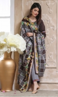 Three Piece Printed Lawn Suit