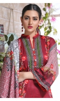 Three Piece Printed Lawn Suit