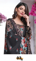 Three Piece Printed Lawn Suit