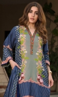 Three Piece Printed Lawn Suit