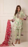 Three Piece Printed Lawn Suit