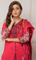 Three Piece Printed Lawn Suit