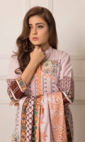 Three Piece Printed Lawn Suit