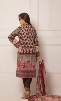 Three Piece Printed Lawn Suit