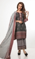 3 Meters Printed Lawn Shirt  2.5 Meters Lawn Dupatta  2.5 Meters Trouser