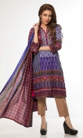 3 Meters Printed Lawn Shirt  2.5 Meters Lawn Dupatta  2.5 Meters Trouser