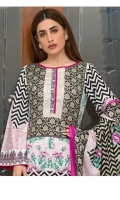 3 Meters Printed Lawn Shirt  2.5 Meters Lawn Dupatta  2.5 Meters Trouser