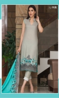 3 Meters Printed Lawn Shirt  2.5 Meters Lawn Dupatta  2.5 Meters Trouser