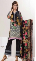 3 Meters Printed Lawn Shirt  2.5 Meters Lawn Dupatta  2.5 Meters Trouser