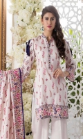 3 Meters Printed Lawn Shirt  2.5 Meters Lawn Dupatta  2.5 Meters Trouser