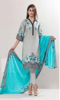 3 Meters Printed Lawn Shirt  2.5 Meters Lawn Dupatta  2.5 Meters Trouser