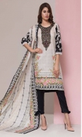 3 Meters Printed Lawn Shirt  2.5 Meters Lawn Dupatta  2.5 Meters Trouser