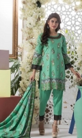 3 Meters Printed Lawn Shirt  2.5 Meters Lawn Dupatta  2.5 Meters Trouser