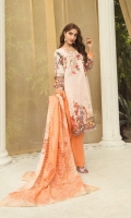 Shirt: Digitally Printed Embroidered Viscose Dupatta: Special Luxury Organza Digitally Printed Trouser: Dyed 