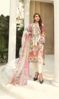Shirt: Digitally Printed Embroidered Viscose Dupatta: Special Luxury Organza Digitally Printed Trouser: Dyed 