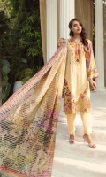 Shirt: Digitally Printed Embroidered Viscose Dupatta: Special Luxury Organza Digitally Printed Trouser: Dyed 