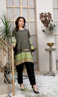 Digital Printed Lawn Shirt with Dyed Trouser