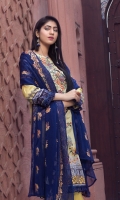 Shirt: Luxury Digitally Printed Finest Lawn with Embroidered front.  Dupatta: Digital Printed Pure Executive Embroidered Chiffon  Trouser: High Quality Premium Dyed