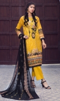 Shirt: Luxury Digitally Printed Finest Lawn with Embroidered front.  Dupatta: Digital Printed Pure Executive Embroidered Chiffon  Trouser: High Quality Premium Dyed