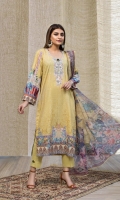 Shirt: Digital printed sui Dhaga Lawn Duppatta: Digital Printed organza  Trouser: Premium Dyed 