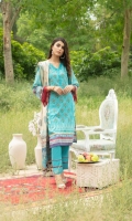 Shirt: Digitally Printed Embroidered Viscose  Dupatta:  Digitally  Printed Fancy Masoori Organza   Trouser: Dyed Premium 