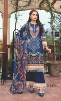 Shirt: Digitally Printed Lawn Dupatta: Digitally Printed Embroidered Chiffon     Trouser:  High Quality Dyed 