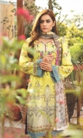 Shirt: Digitally Printed Lawn Dupatta: Digitally Printed Embroidered Chiffon     Trouser:  High Quality Dyed 