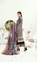 High Quality Digital Printed Shirt with Premium Embroidered Shawl Dupatta and High Quality Dyed Trouser