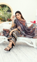 High Quality Digital Printed Shirt with Premium Embroidered Shawl Dupatta and High Quality Dyed Trouser