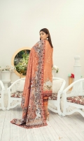 High Quality Digital Printed Shirt with Premium Embroidered Shawl Dupatta and High Quality Dyed Trouser