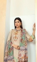 High Quality Digital Printed Shirt with Premium Embroidered Shawl Dupatta and High Quality Dyed Trouser