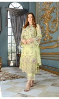 3PC Embroidered Organza Suit