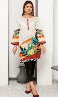 Printed Lawn Shirt with sleeves